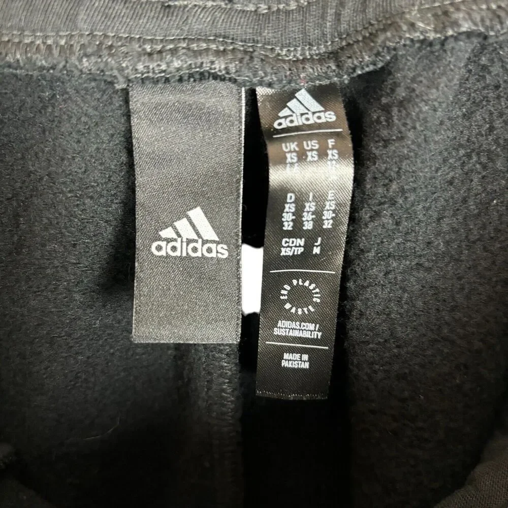 Adidas Black Sweatpant Shorts Men's Size XS